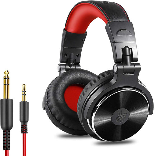 Casque DJ, OneOdio Pro10 Casque Audio Studio Professionnel, Casque Filaire, Casque de Monitoring, Son Parfait pour Synthétiseur PC TV Tablette Smartphone (Noir)