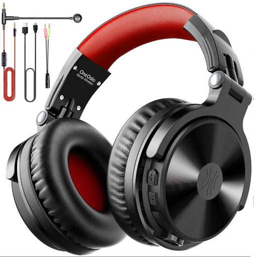 OneOdio Casque Bluetooth supra-auriculaire, sans fil, avec 80 heures d'autonomie, microphone CVC 8.0, pour PC, ordinateur portable