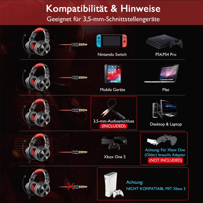 OneOdio Casque Bluetooth supra-auriculaire, sans fil, avec 80 heures d'autonomie, microphone CVC 8.0, pour PC, ordinateur portable