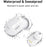 Baseus WM01 Wireless Earbuds Bluetooth Headphones Touch Control 25Hrs Waterproof in-Ear Built-in Mic Headset TWS Stereo Microphone Earphones Long Playtime with USB-C Charging Case Purple