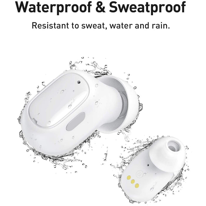 Baseus WM01 Wireless Earbuds Bluetooth Headphones Touch Control 25Hrs Waterproof in-Ear Built-in Mic Headset TWS Stereo Microphone Earphones Long Playtime with USB-C Charging Case Purple