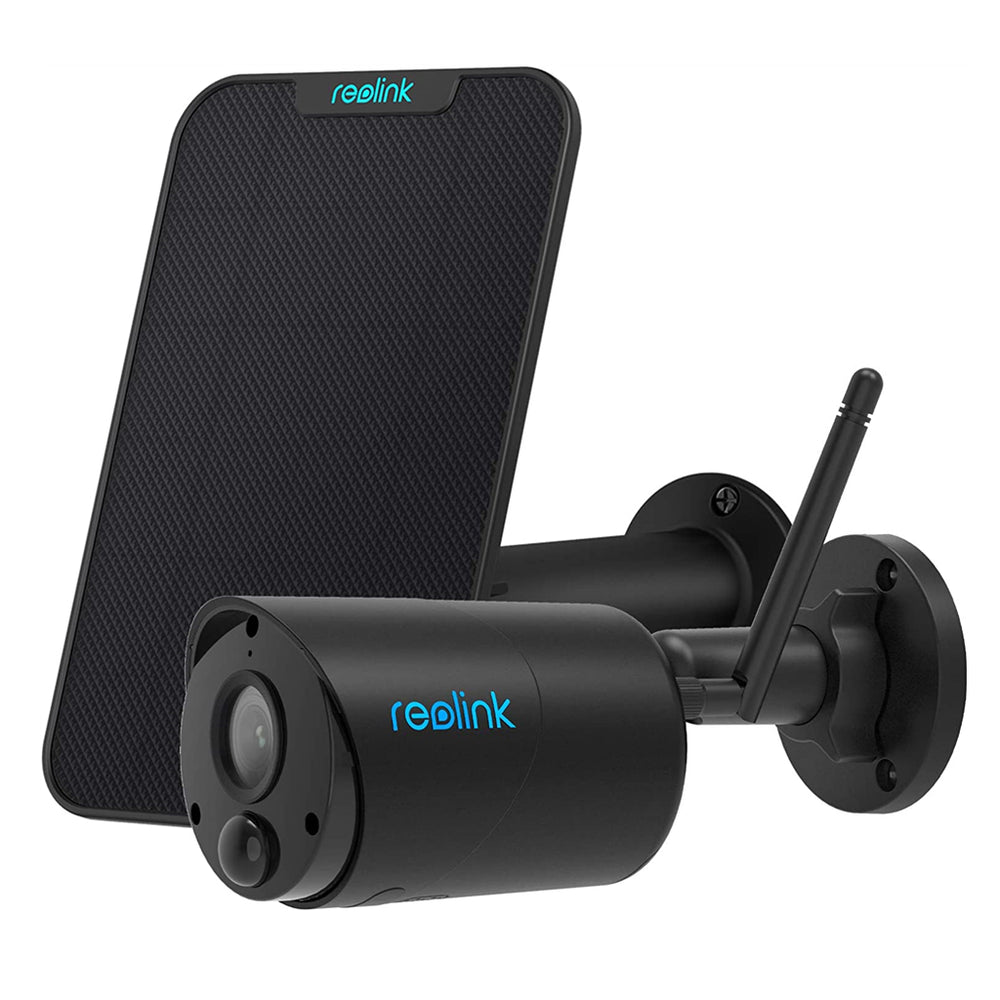 Reolink Argus Eco Noir- Caméra solaire Wifi FHD 1080P avec carte SD Kingston 32Go inclus