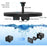 Kit pompe à eau solaire pour fontaine de bassin, étang, piscine, 3,5W, rechargeable
