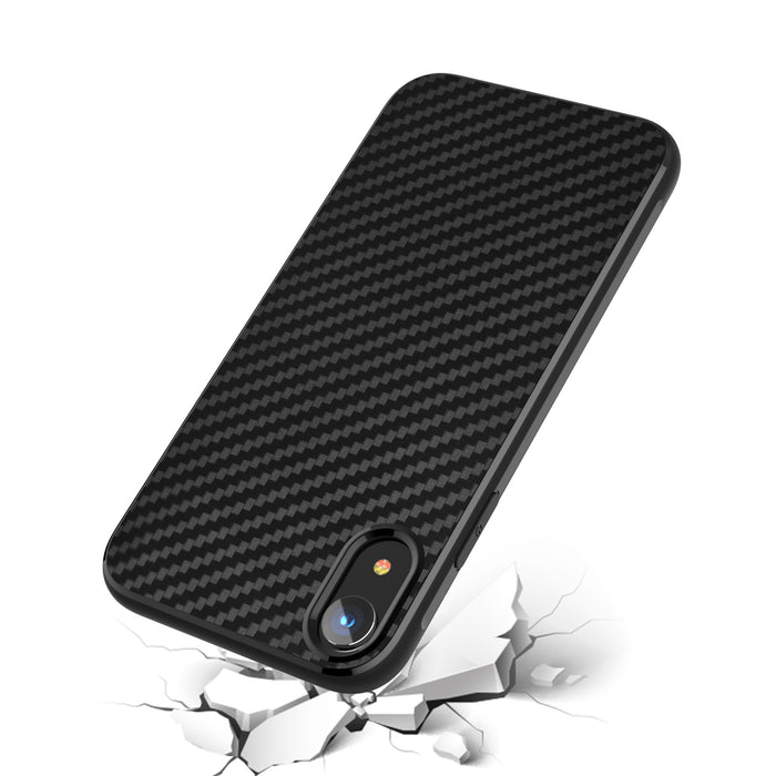 跨境iPhoneXr碳纤维手机壳 适用苹果xs max防摔tpu保护套xs创意壳