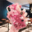Coque iPhone fleurs et paillettes roses