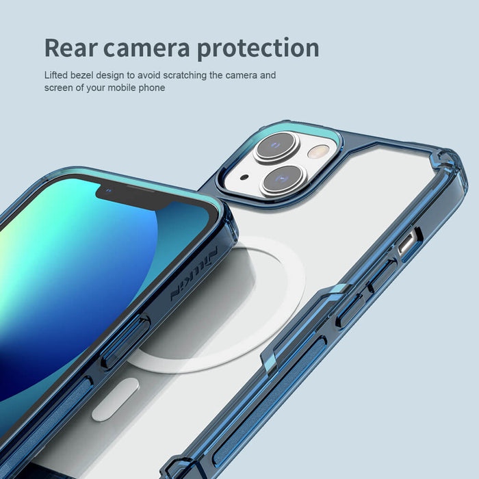 Nillkin - Coque magnétique iPhone 13, transparent