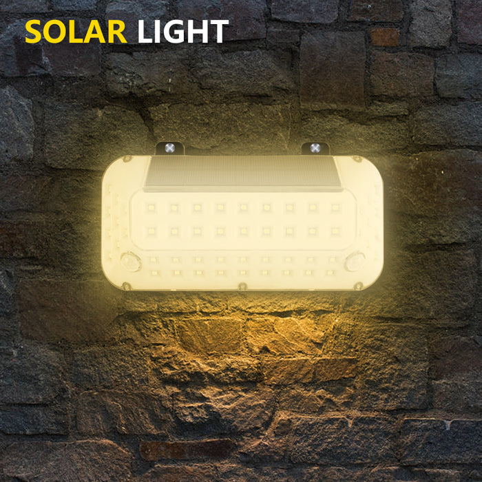 Applique LED solaire 400lm, avec détecteur de mouvement-Tektek
