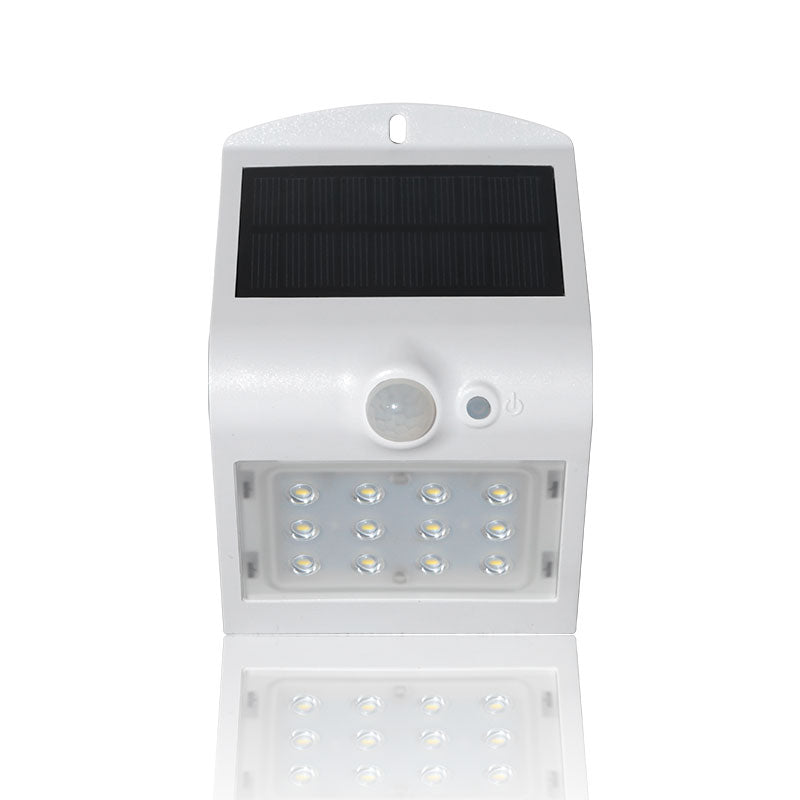 Applique LED solaire d’extérieur, 2 modes d’éclairage, détecteur de mouvement