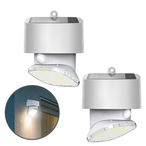 Applique solaire 2000lm avec détecteur de mouvement, 3 modes-Tektek