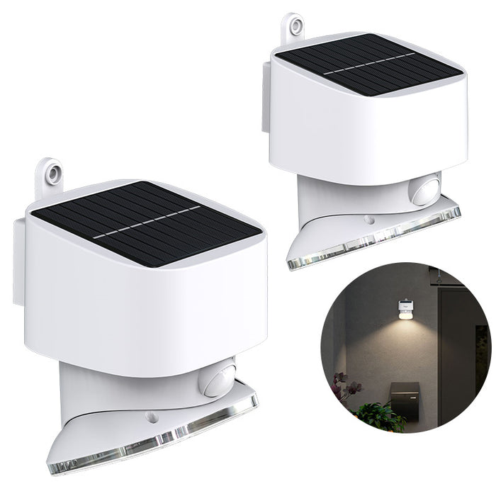 Applique solaire 2000lm avec détecteur de mouvement, 3 modes-Tektek