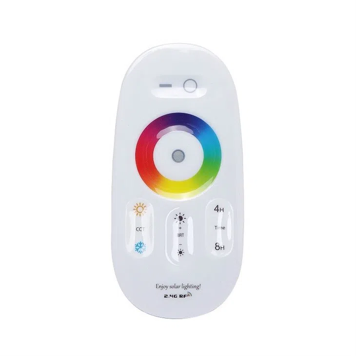 Balise solaire 90cm RGBCW (blanc + multicolore) - Anti-vandale