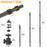 Ulanzi LS03 - Support extensible pour smartphones et appareils photos