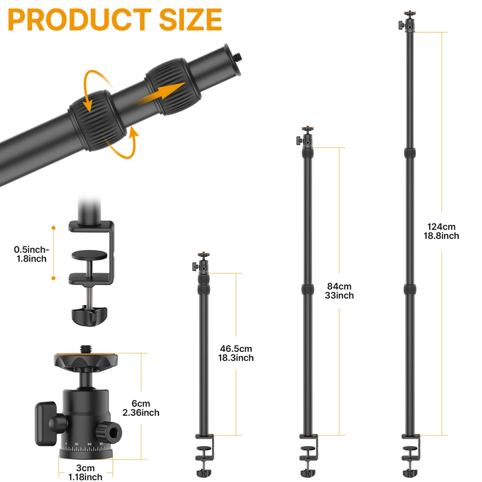 Ulanzi LS03 - Support extensible pour smartphones et appareils photos