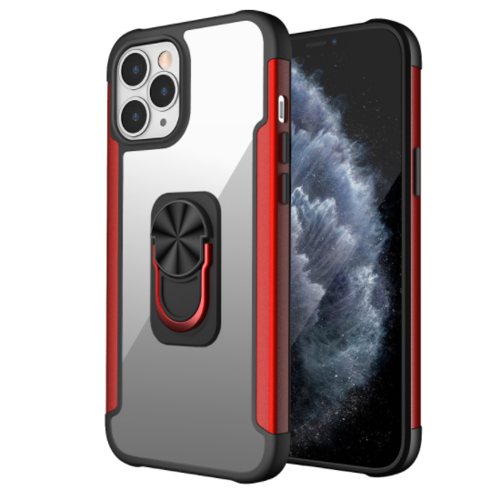 Coque iPhone renforcée avec anneau transparent