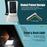 Applique LED solaire d’extérieur 220lm, détecteur de mouvement