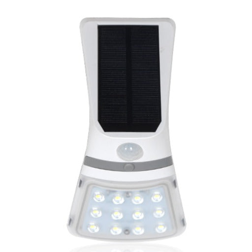 Applique LED solaire d’extérieur 220lm, détecteur de mouvement