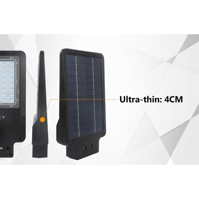 Lampadaire LED solaire 8W 850lm, avec détecteur de mouvement, 6000K-Tektek