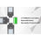 Lampadaire LED solaire 8W 850lm, avec détecteur de mouvement, 6000K-Tektek