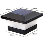 Lampe LED solaire pour piliers 100lm