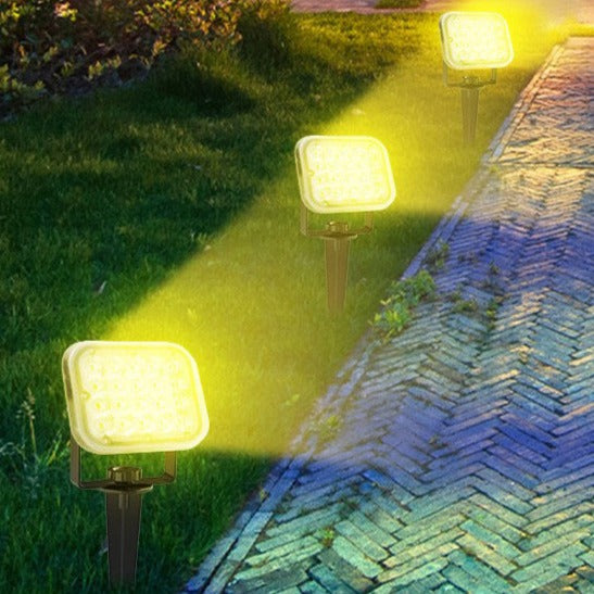 Lot de 2 Spots LED solaires 400lm pour jardin, étanche IP65-Tektek