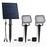Lot de 2 Spots LED solaires 400lm pour jardin, étanche IP65-Tektek