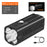 Supfire - Lampe torche LED 6000lm blanc froid 6000K, rechargeable