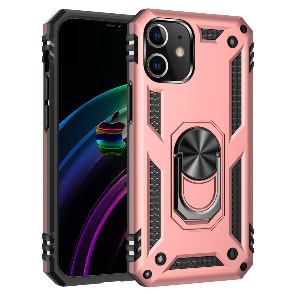 Coque Samsung renforcée avec anneau Couleur Rose