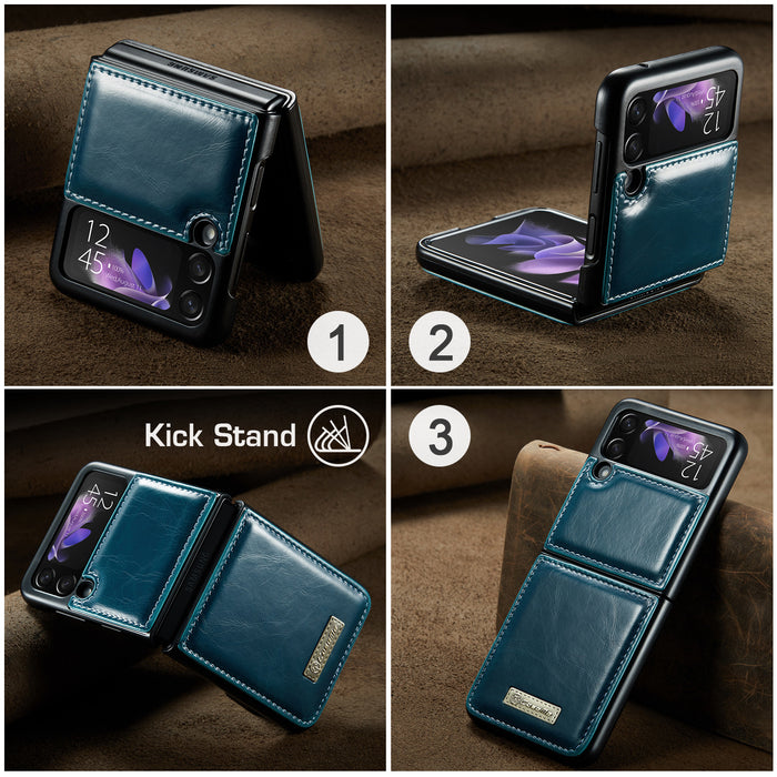 CaseMe- Étui Samsung en cuir Galaxy Z Flip 3 / Z Flip 4