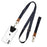 Lot de 2 dragonnes pour téléphone Portable/clés, pour Cou et Poignet