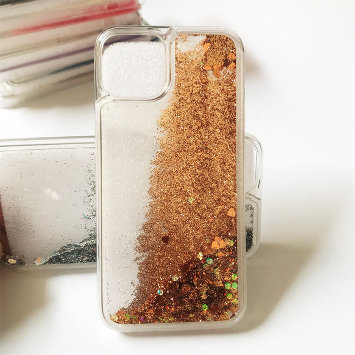 Coque iPhone paillettes Couleur Or