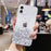 Coque Samsung transparent paillettes