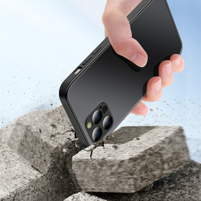 Coque iPhone noir mat