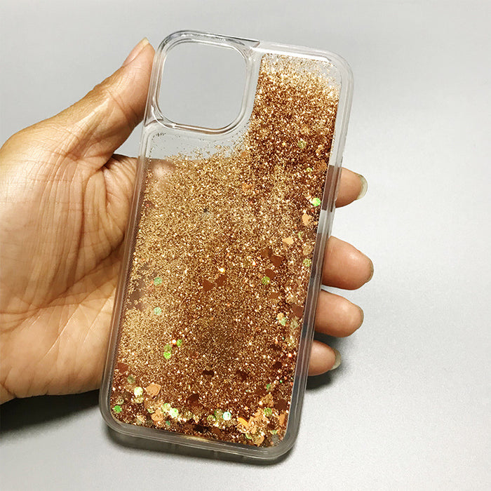Coque iPhone paillettes Couleur Or