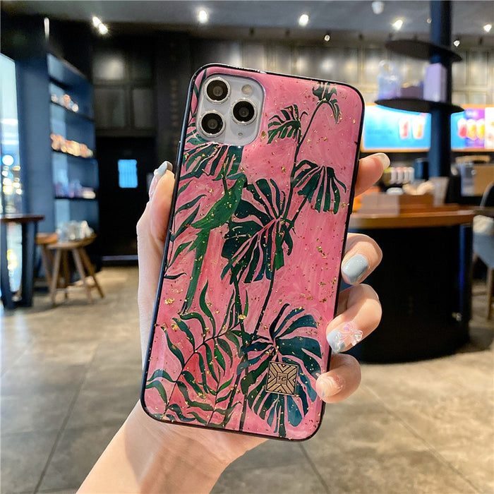Coque iPhone tropical pink