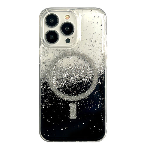Coque Magnétique iPhone 12 et 14 serie Paillette transparent Nouveau