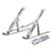 Support en aluminium pour ordinateur portable et tablette, pliable