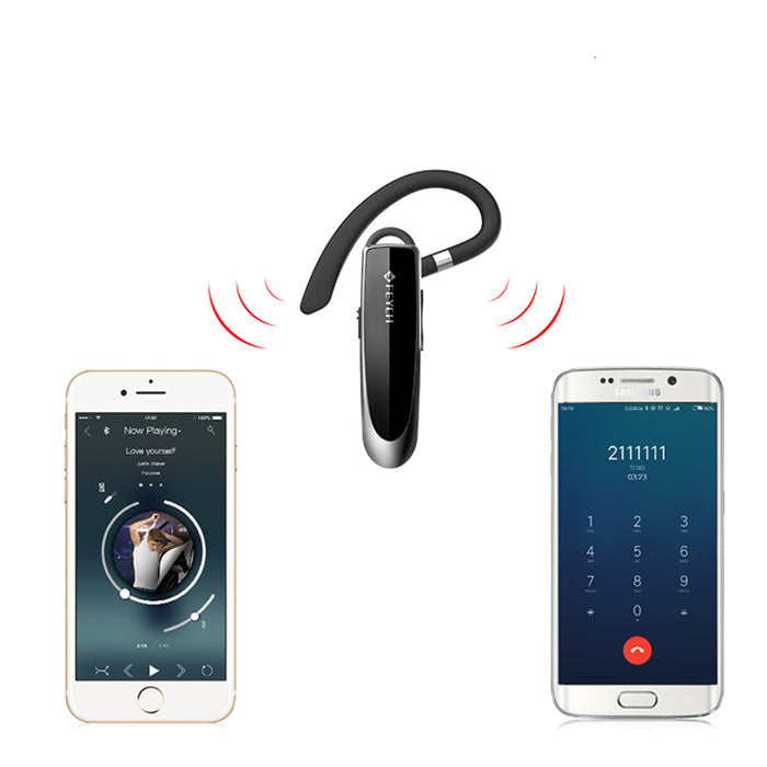 FEYCH Oreillette Bluetooth sans Fil avec Dual Mic V5.0 Main Libre