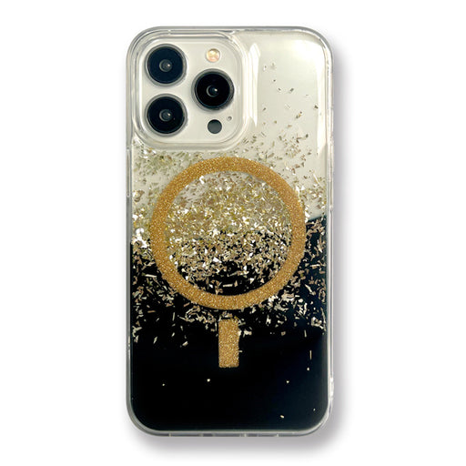 Coque Magnétique iPhone 13 serie Paillette transparent Nouveau