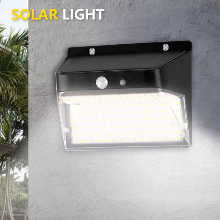 Applique murale solaire 196 leds avec détecteur de mouvement