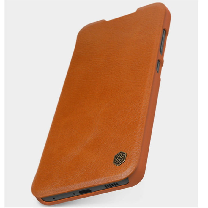 Coque Samsung en cuir Naturel S21FE