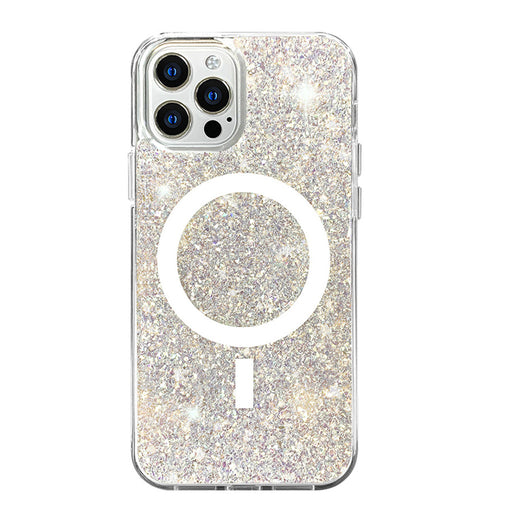 Coque Magnétique iPhone 12 13 et 14 serie Bling Glitter