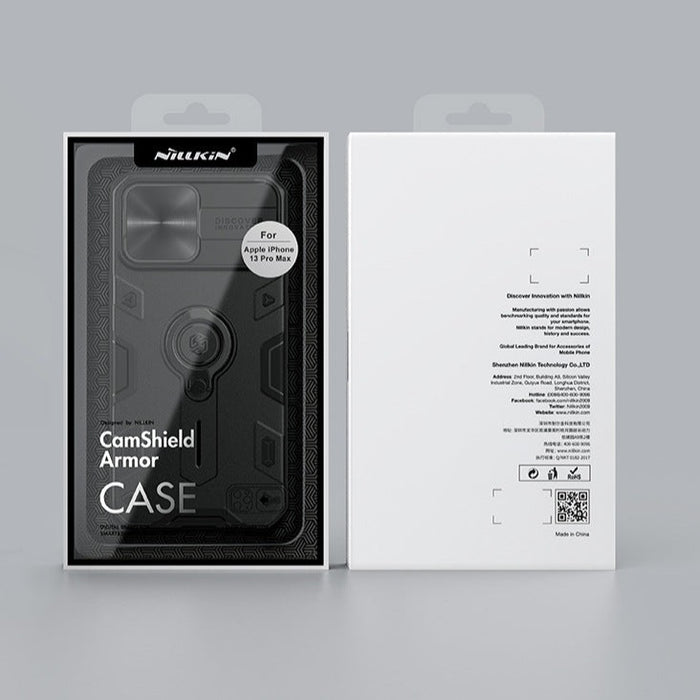 Nillkin- Coque Samsung avec anneau support et camera protection