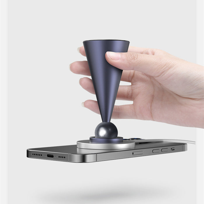 Support de téléphone en aluminium 360° ajustable et magnétique