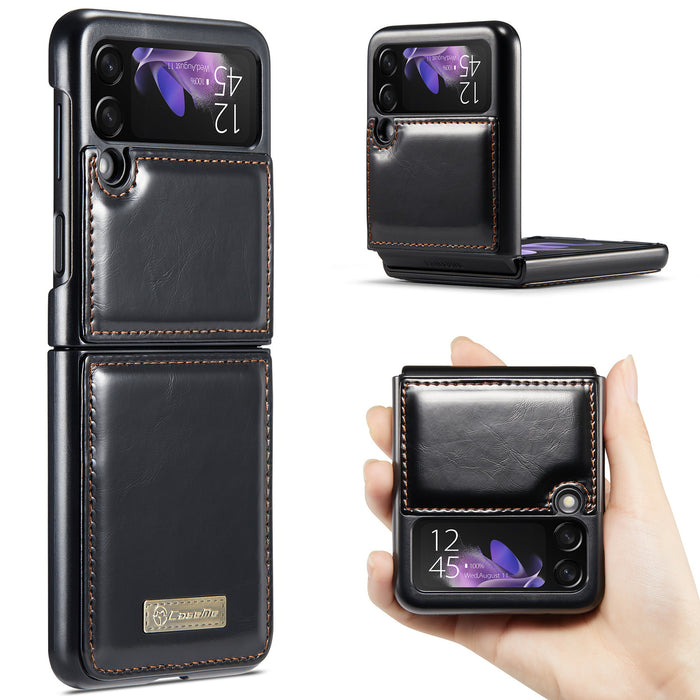 CaseMe- Étui Samsung en cuir Galaxy Z Flip 3 / Z Flip 4