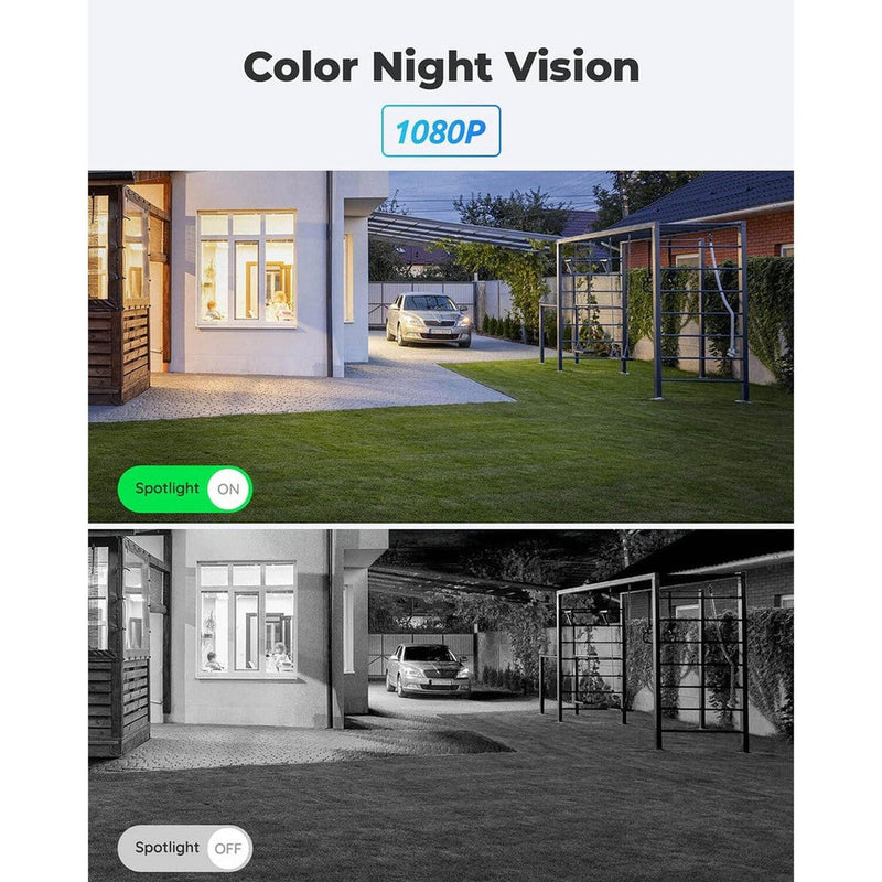 Reolink Lumus - Caméra Wifi extérieure QHD 4MP avec projecteurs LED, 2.4/5ghz