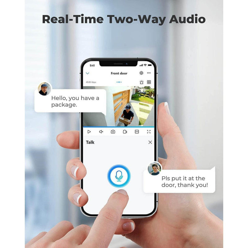 Reolink Lumus - Caméra Wifi extérieure QHD 4MP avec projecteurs LED, 2.4/5ghz