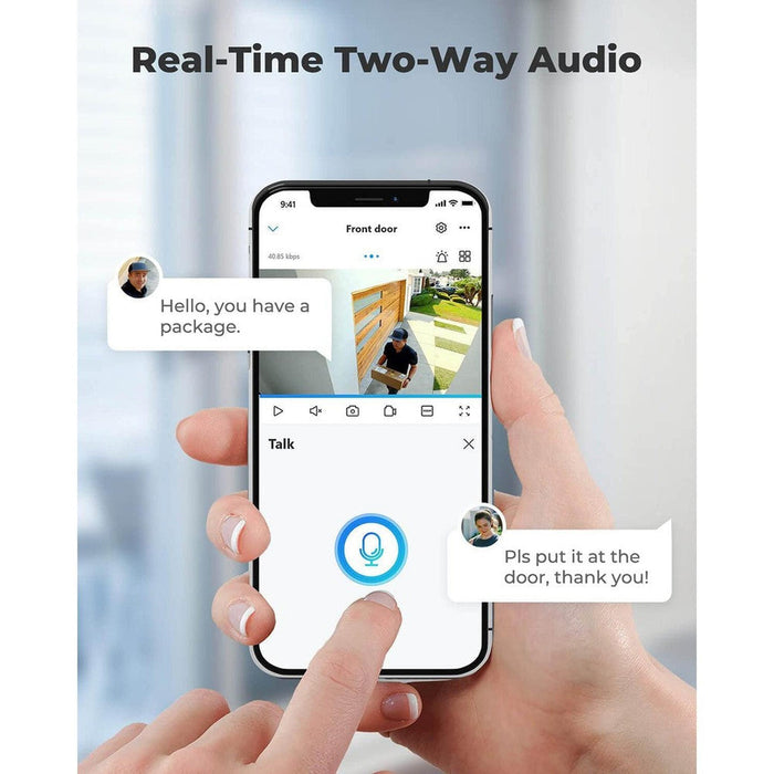 Reolink Lumus - Caméra Wifi extérieure QHD 4MP avec projecteurs LED, 2.4/5ghz