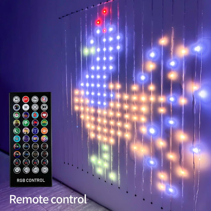 Rideau LED personnalisable connectée (Bluetooth)