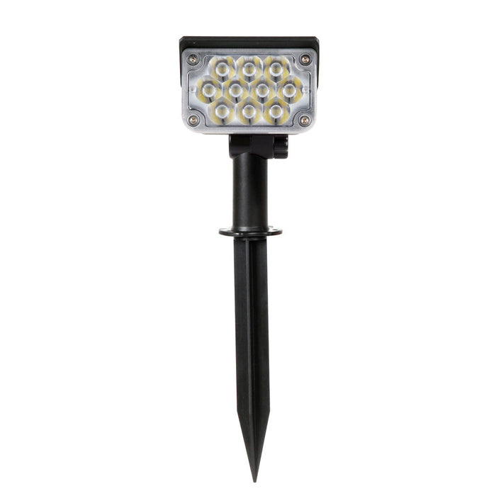 Spot LED solaire 20leds 250lm pour jardin, étanche IP65-Tektek