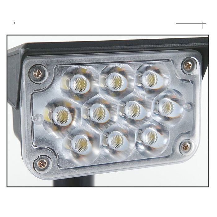 Spot LED solaire 20leds 250lm pour jardin, étanche IP65-Tektek